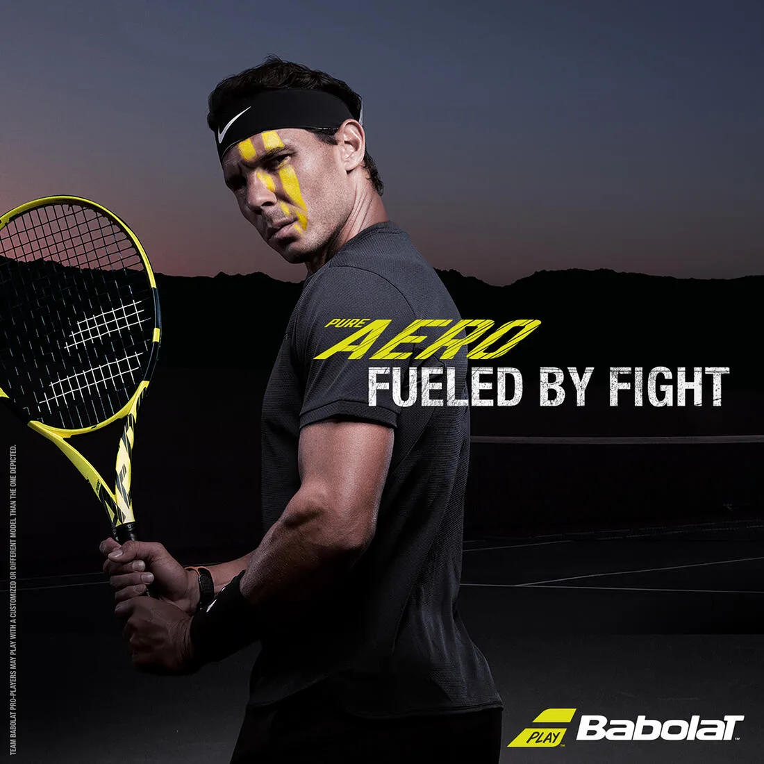 Pure Aero 26 Kids' Tennis Racket - Black/Yellow 2019