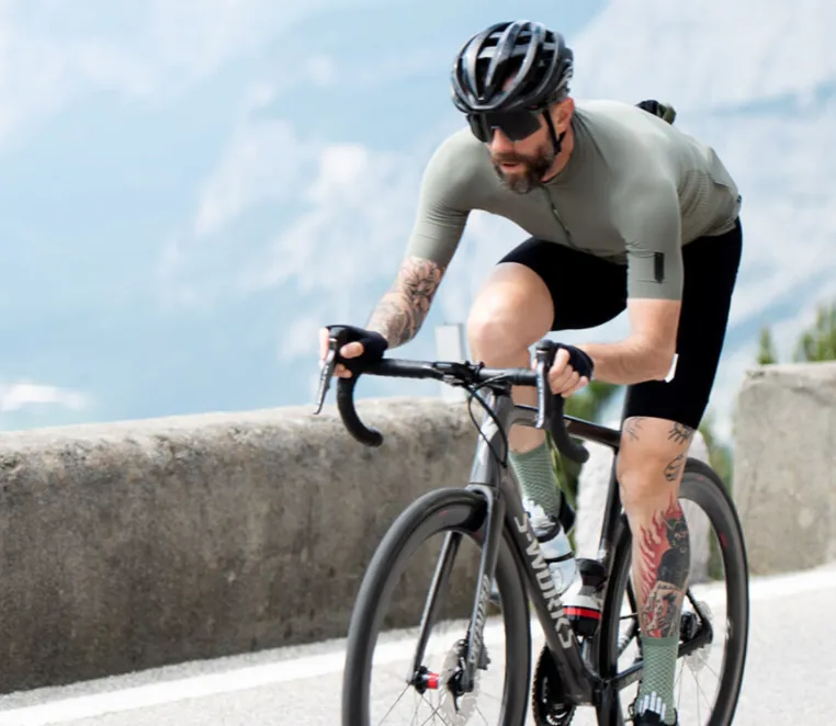 Q36.5 PINSTRIPE X MENS JERSEY OLIVE
