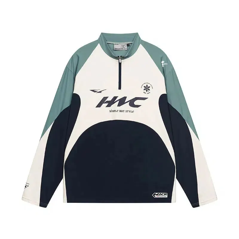 Quick-drying Half-zip Cycling Pullover