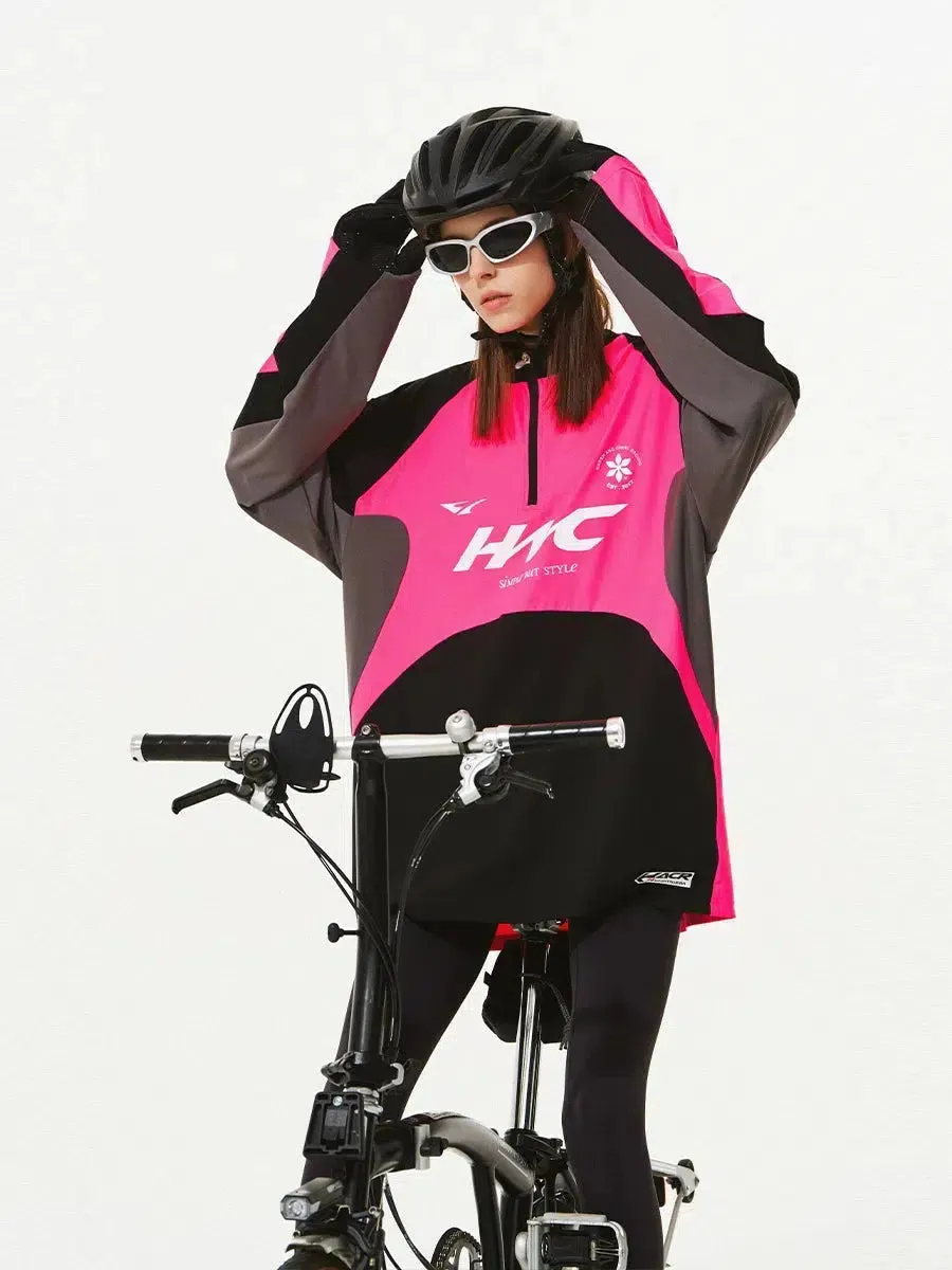 Quick-drying Half-zip Cycling Pullover