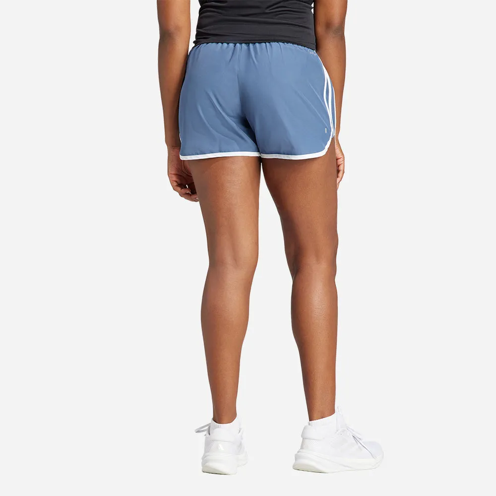 Quần Ngắn Nữ Adidas Marathon 20 - Xanh Dương