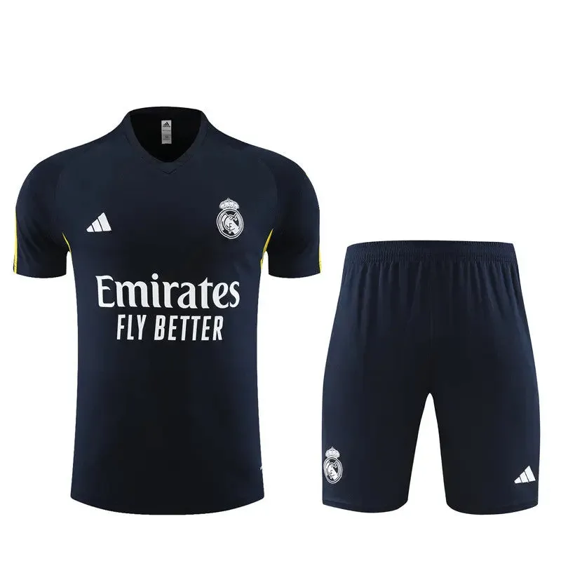 Real Madrid Short Sleeve Training Suit For Men T-shirt/short