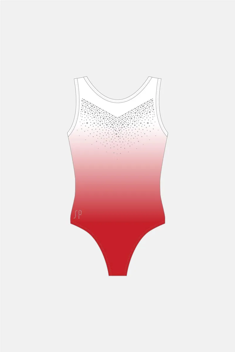 Red Ombre Training Leotard