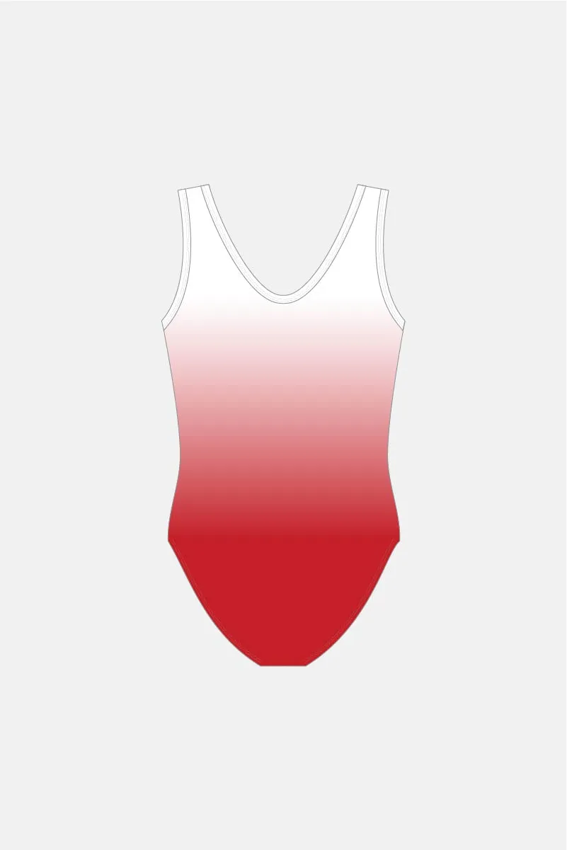 Red Ombre Training Leotard