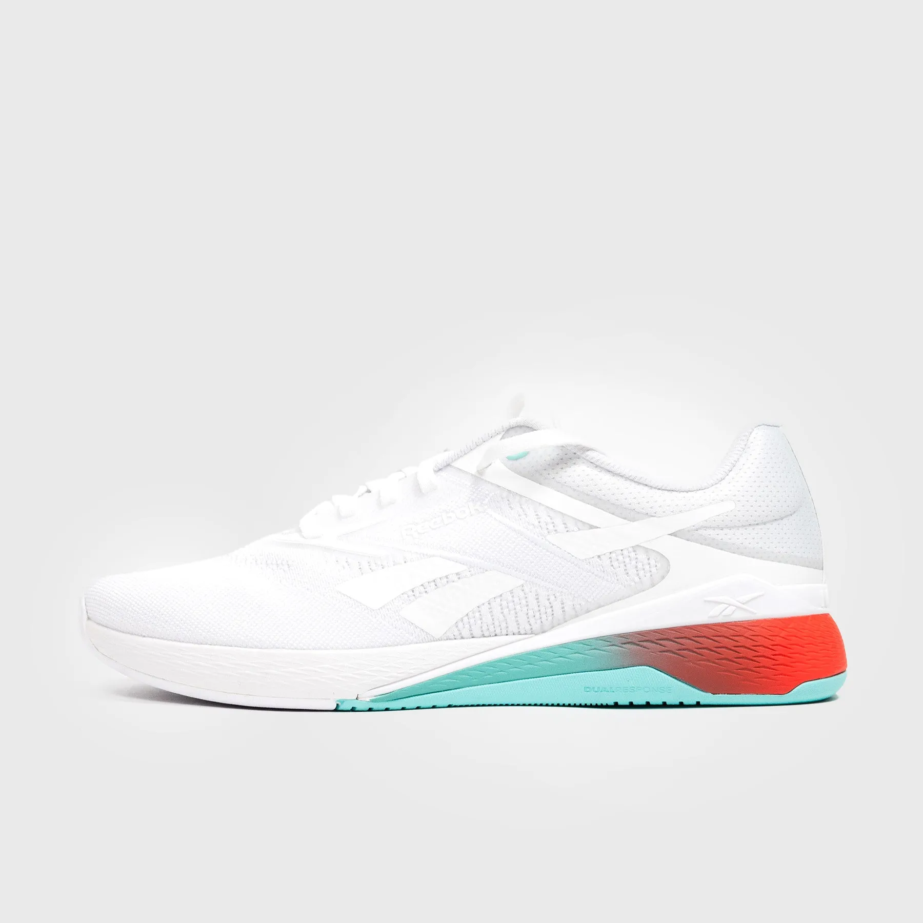 REEBOK - NANO X5 - WOMEN'S - FTW WHITE/AI AQUA/ENERGY RED