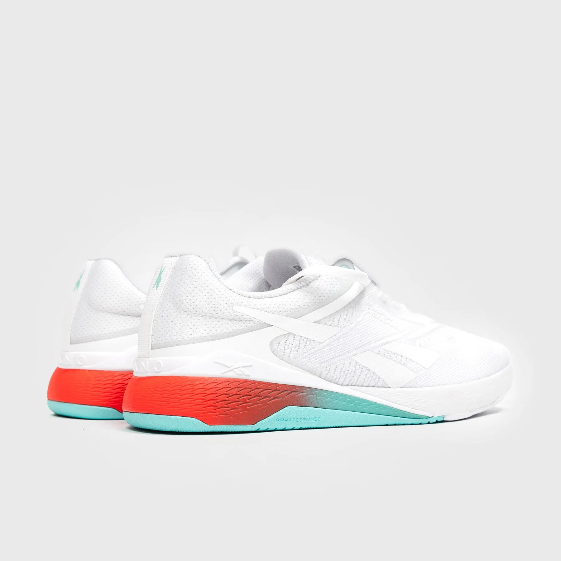 REEBOK - NANO X5 - WOMEN'S - FTW WHITE/AI AQUA/ENERGY RED