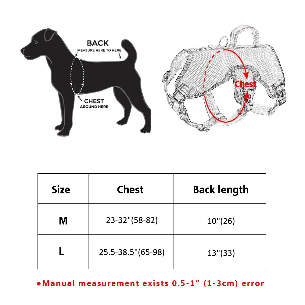 Reflective Anti Escape Dog Training Harness