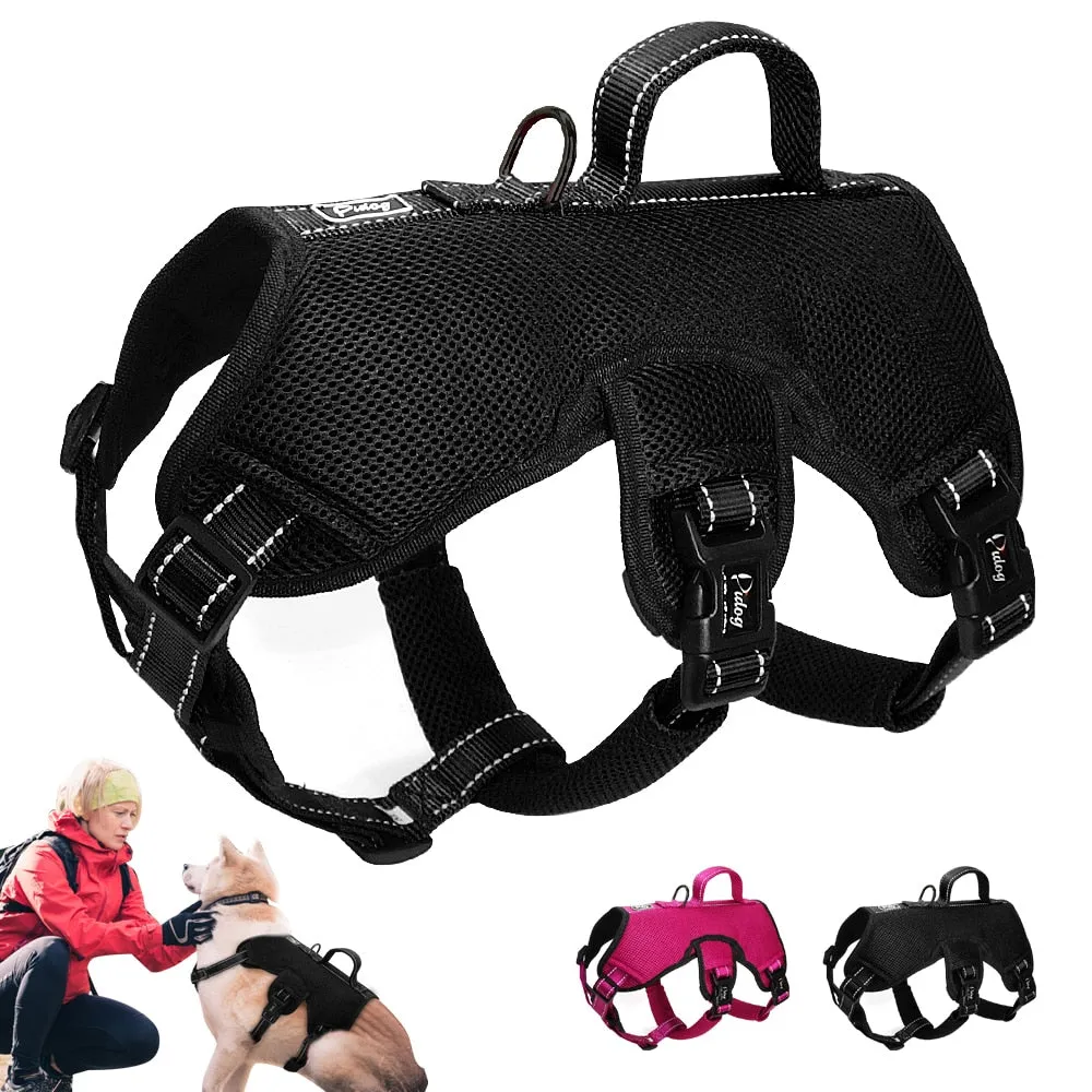 Reflective Anti Escape Dog Training Harness