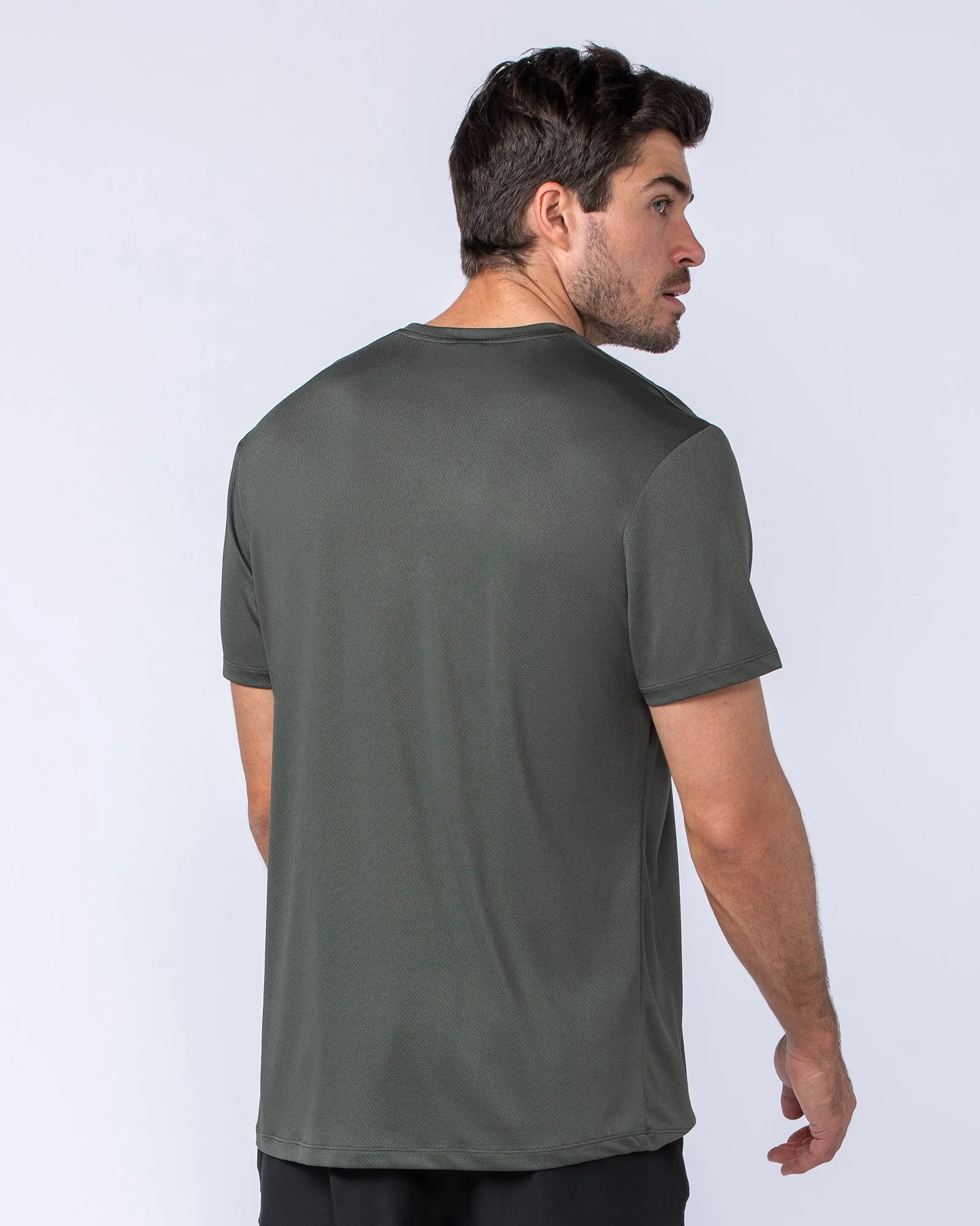 Relaxed Active Tee - Dark Khaki