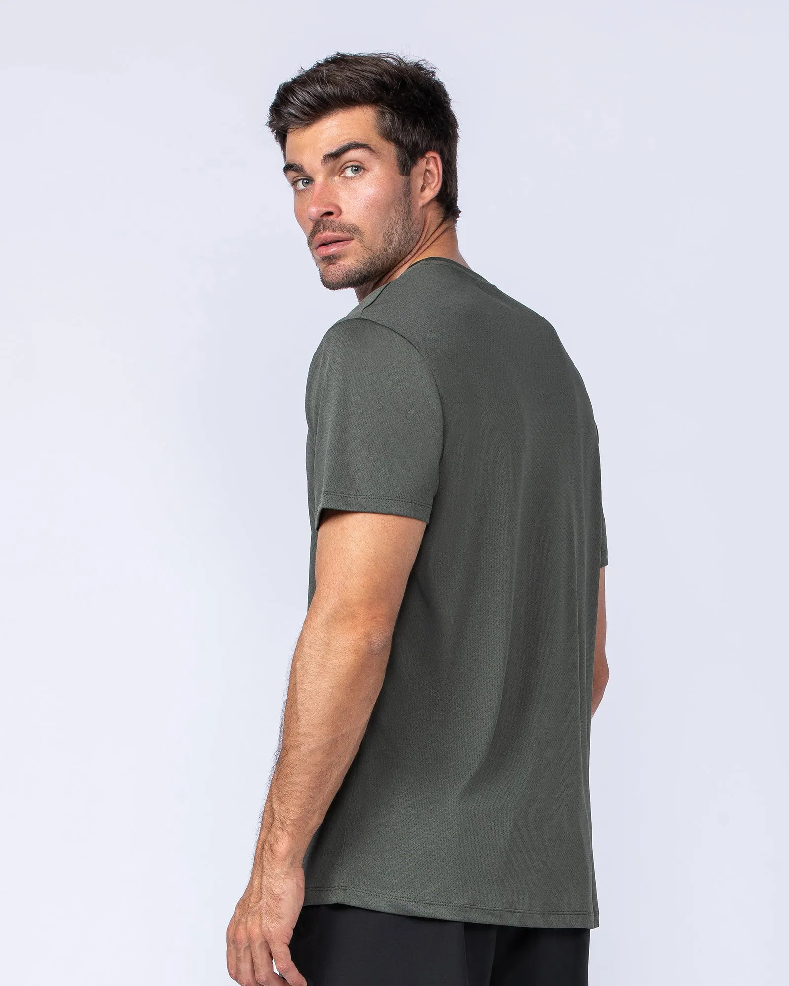 Relaxed Active Tee - Dark Khaki