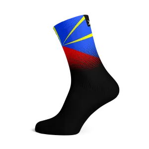 Reunion Island Flag Socks