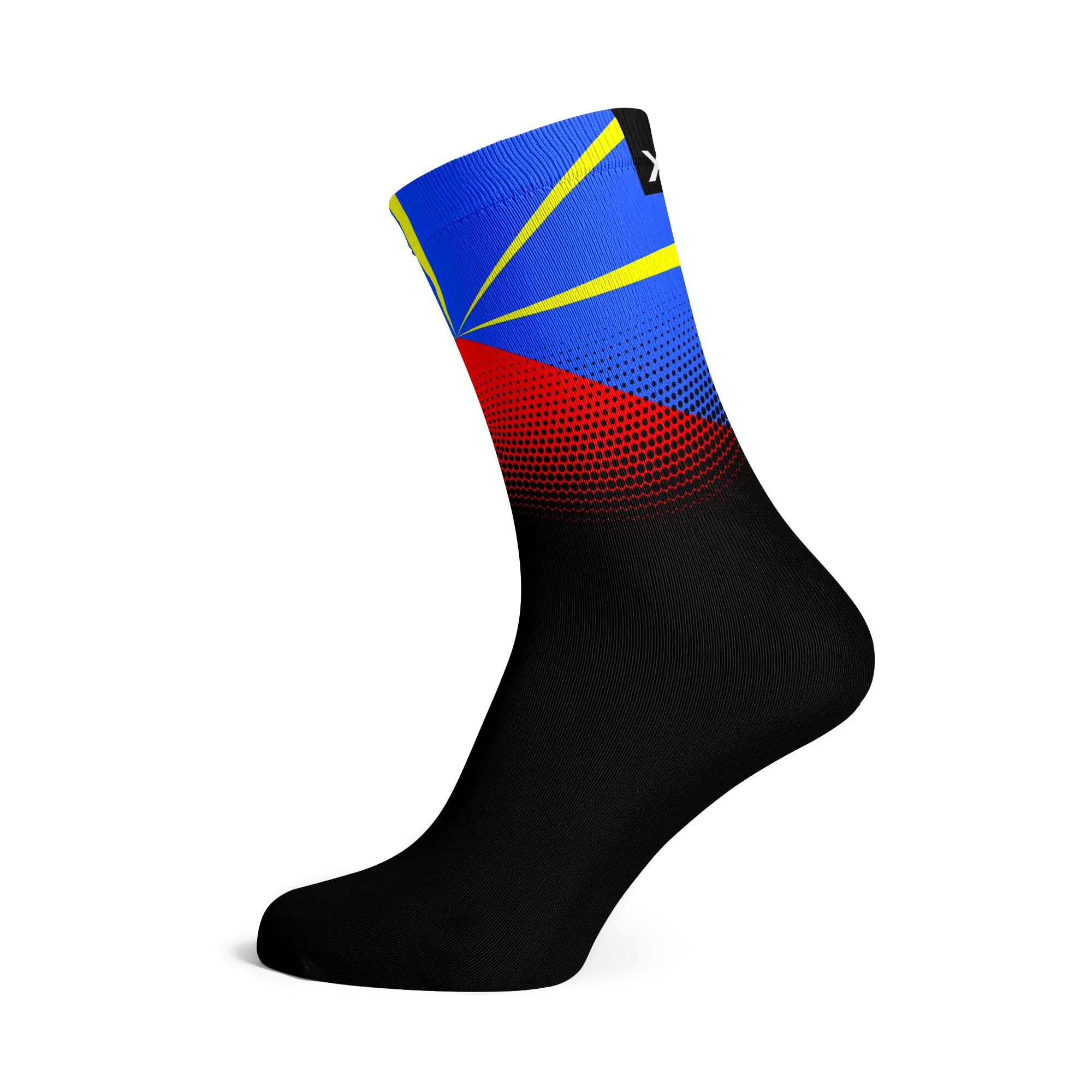 Reunion Island Flag Socks