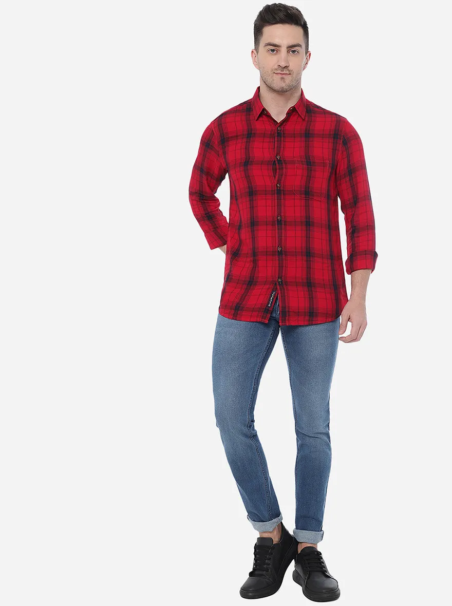 River Blue Washed Narrow Fit Jeans | Greenfibre