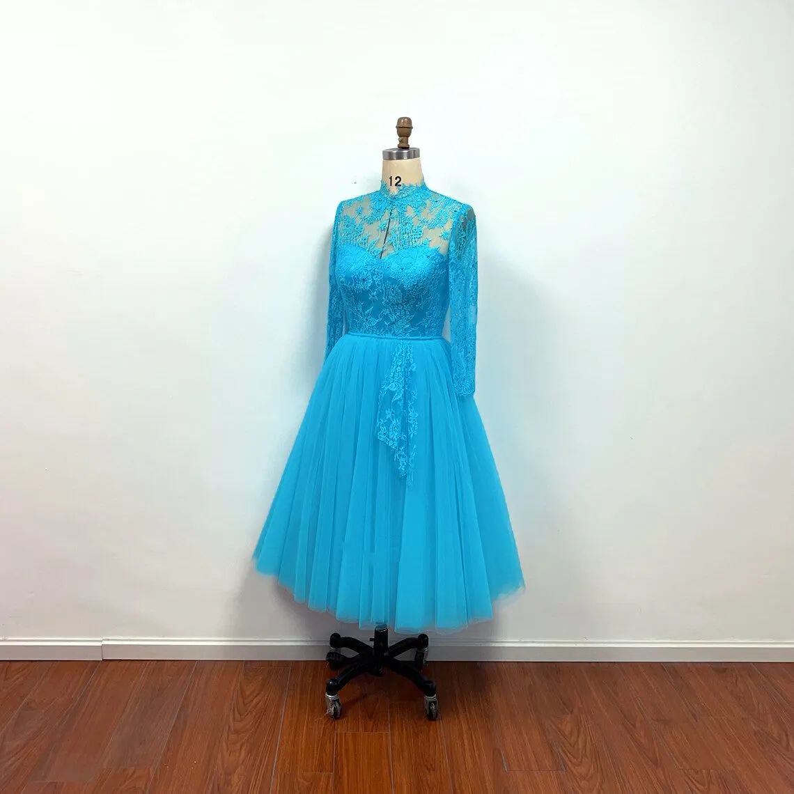 Rosemary Clooney and Vera Ellen Sisters Blue Lace Dress from White Christmas