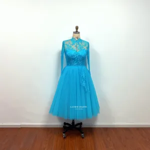 Rosemary Clooney and Vera Ellen Sisters Blue Lace Dress from White Christmas