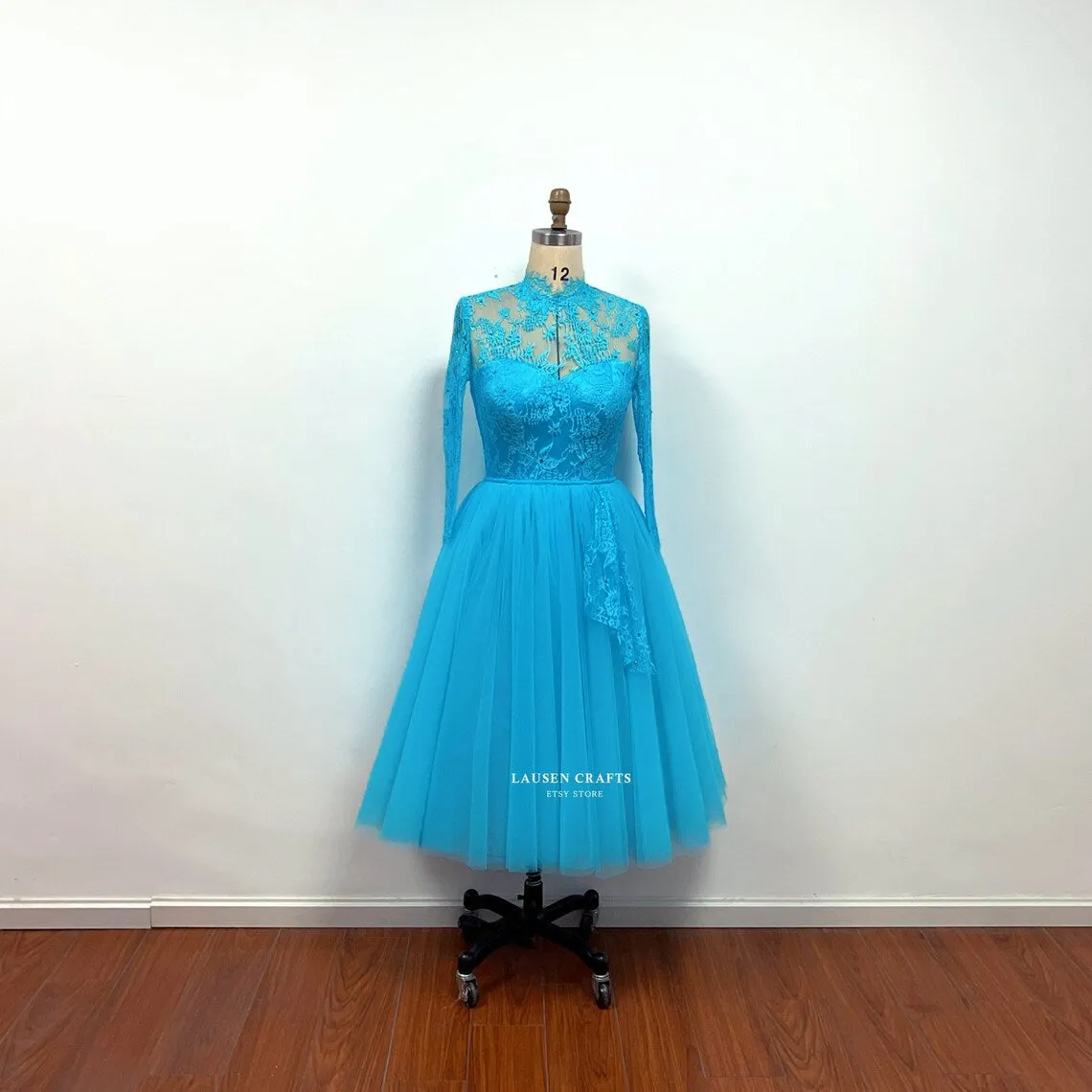 Rosemary Clooney and Vera Ellen Sisters Blue Lace Dress from White Christmas