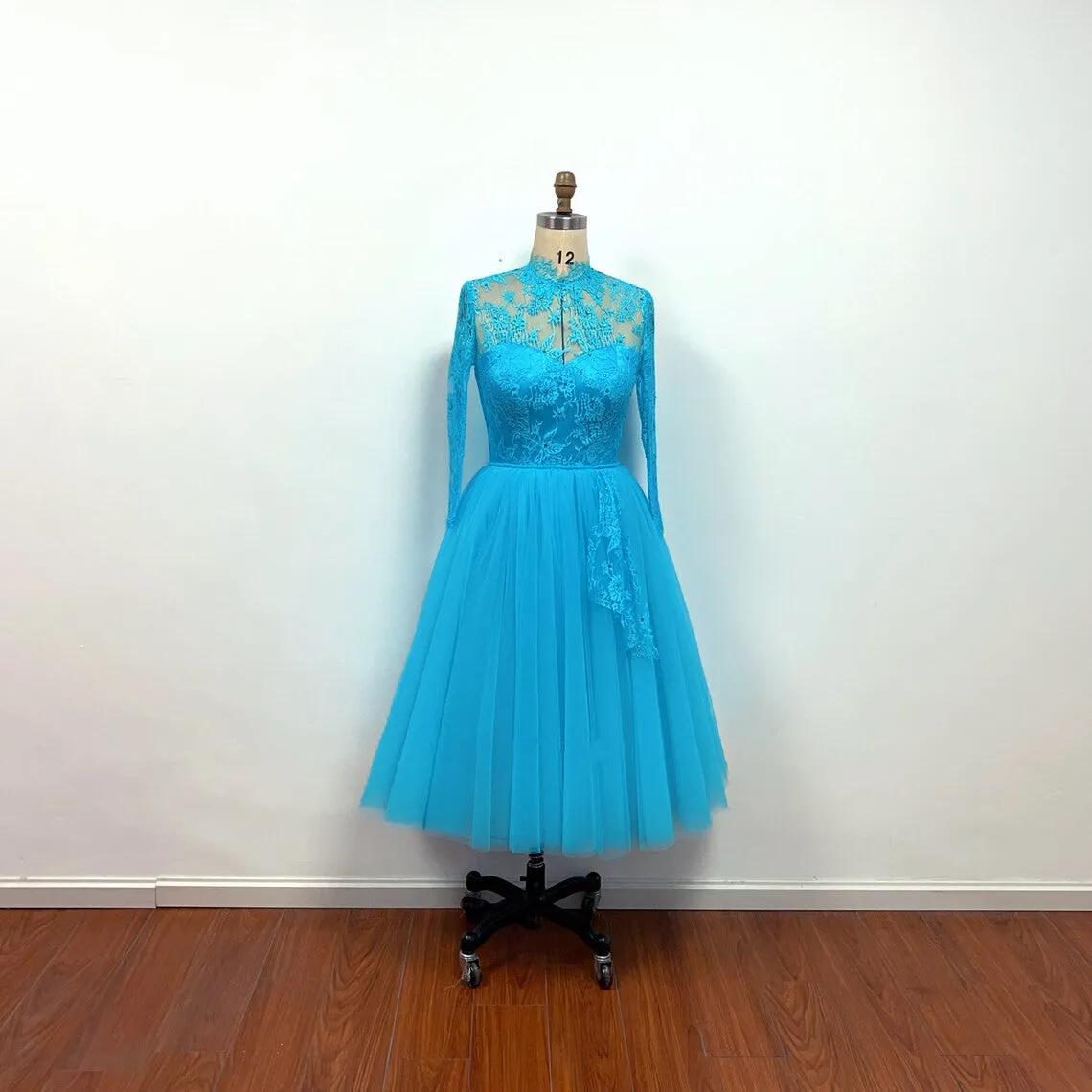 Rosemary Clooney and Vera Ellen Sisters Blue Lace Dress from White Christmas