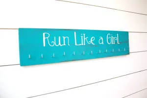 Running Medal Holder - Run Like a Girl - Large