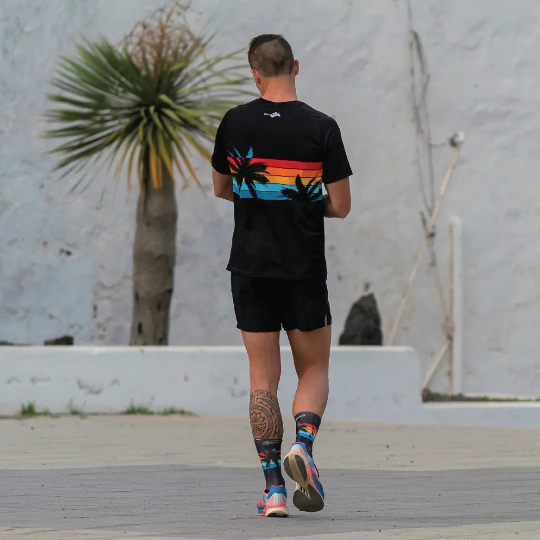 RUNNING TEE-SHIRT MALIBU BLACK