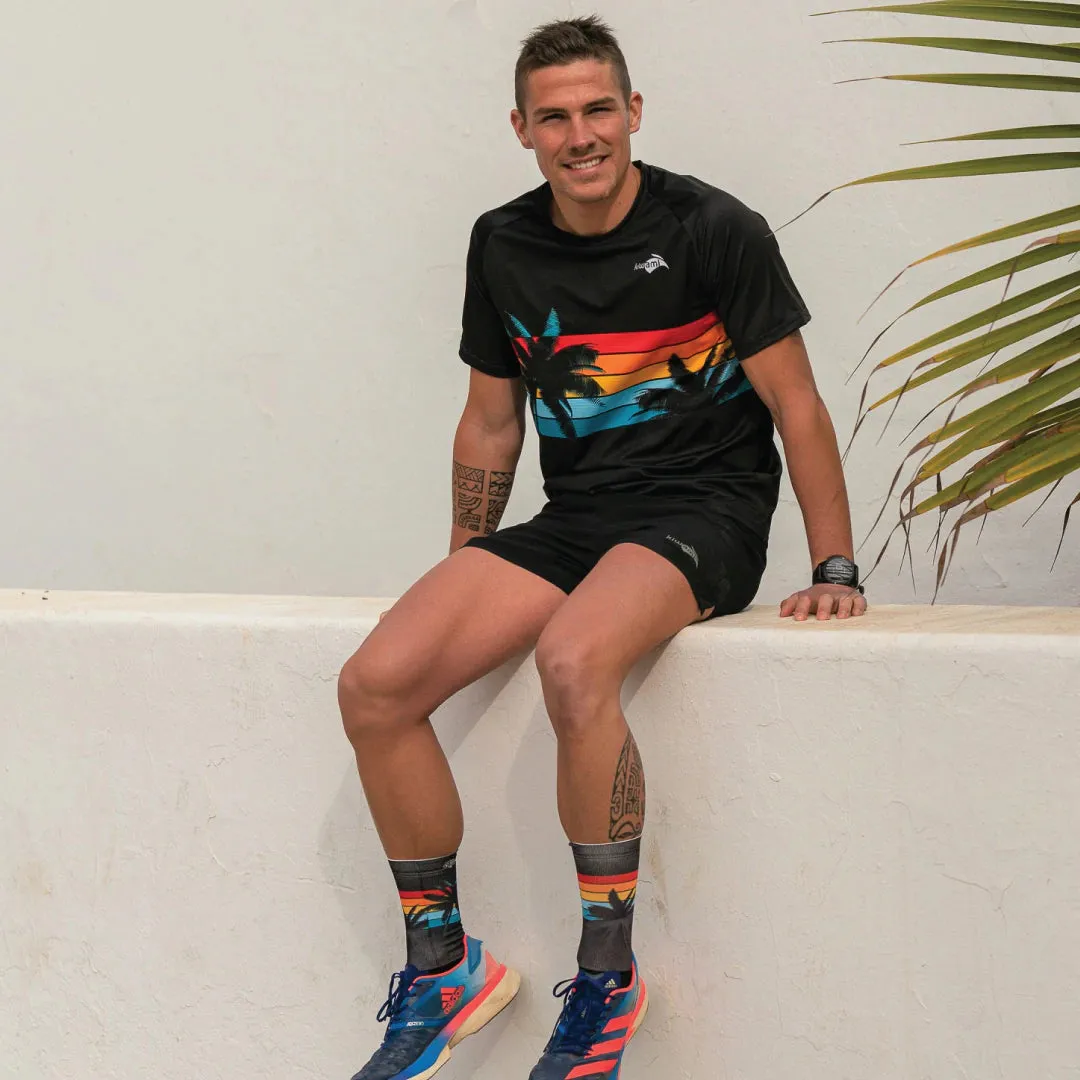 RUNNING TEE-SHIRT MALIBU BLACK