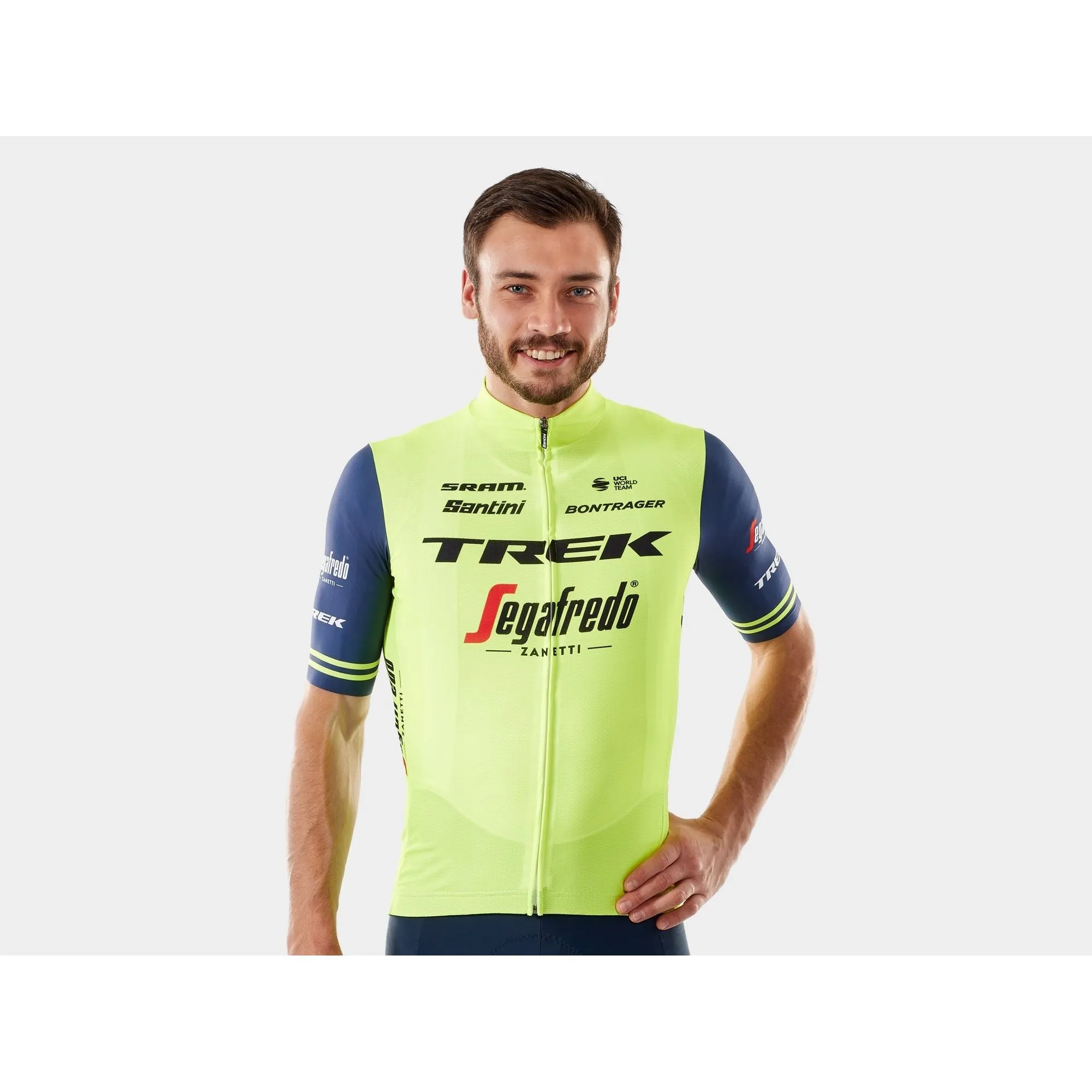 SANTINI TREK-SEGAFREDO MEN'S TEAM REPLICA TRAINING JERSEY