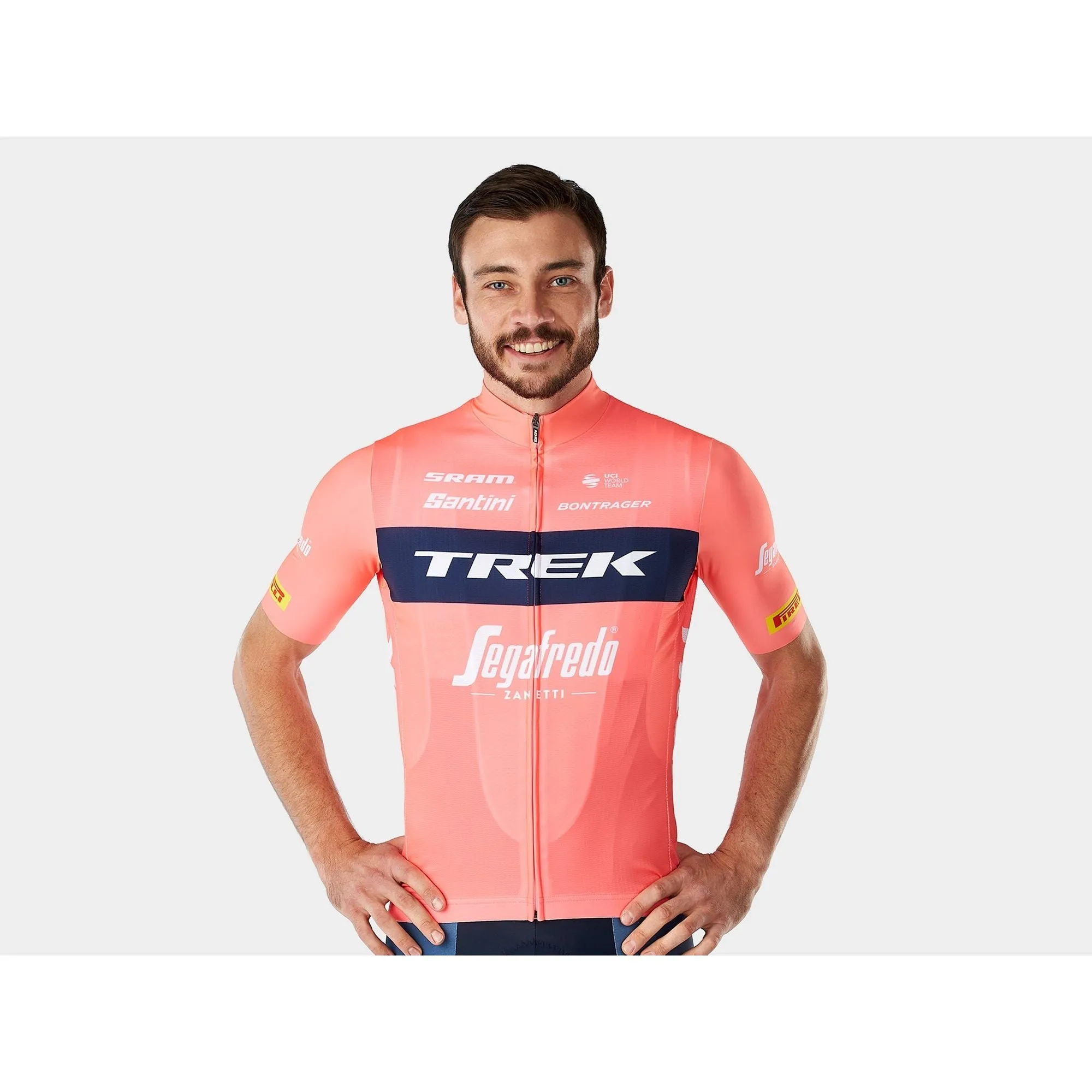 SANTINI TREK-SEGAFREDO MEN'S TEAM REPLICA TRAINING JERSEY