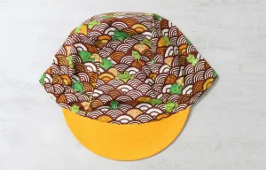 Sashiko Wave Frogs Cycling Cap Ver 1.0