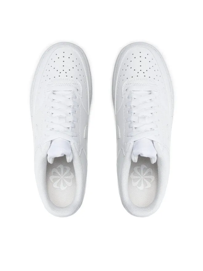 SCARPE NIKE COURT VISION LOW NEXT NATURE SNEAKERS BIANCA CLASSIC