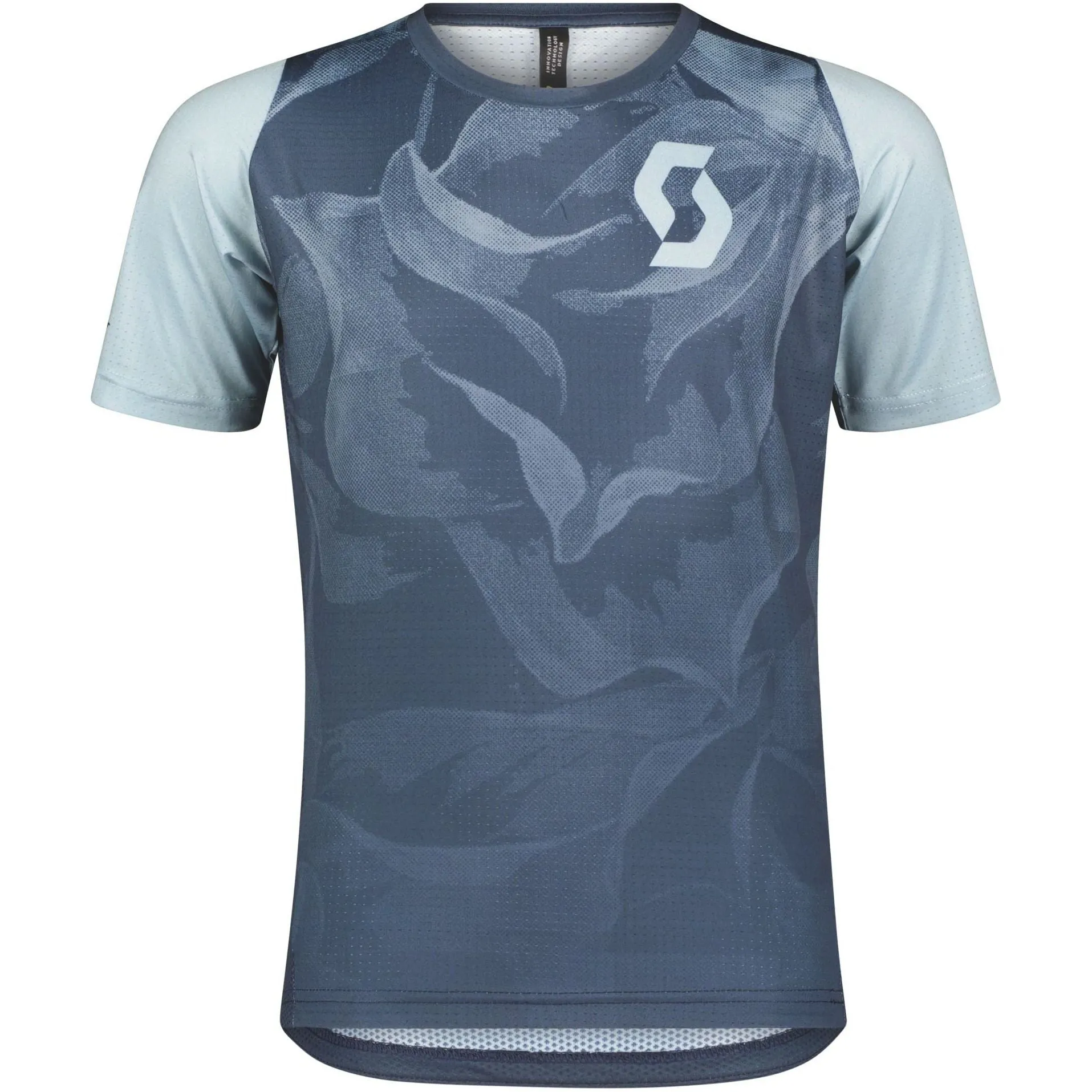 Scott Trail 20 Short Sleeve Junior Cycling Jersey - Blue