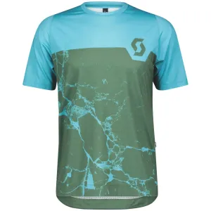 Scott Trail Vertic Pro Short Sleeve Mens Cycling Jersey - Blue