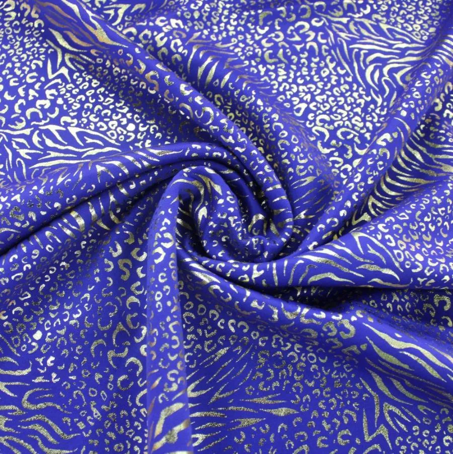 Scuba Foil Animal Print 150cm
