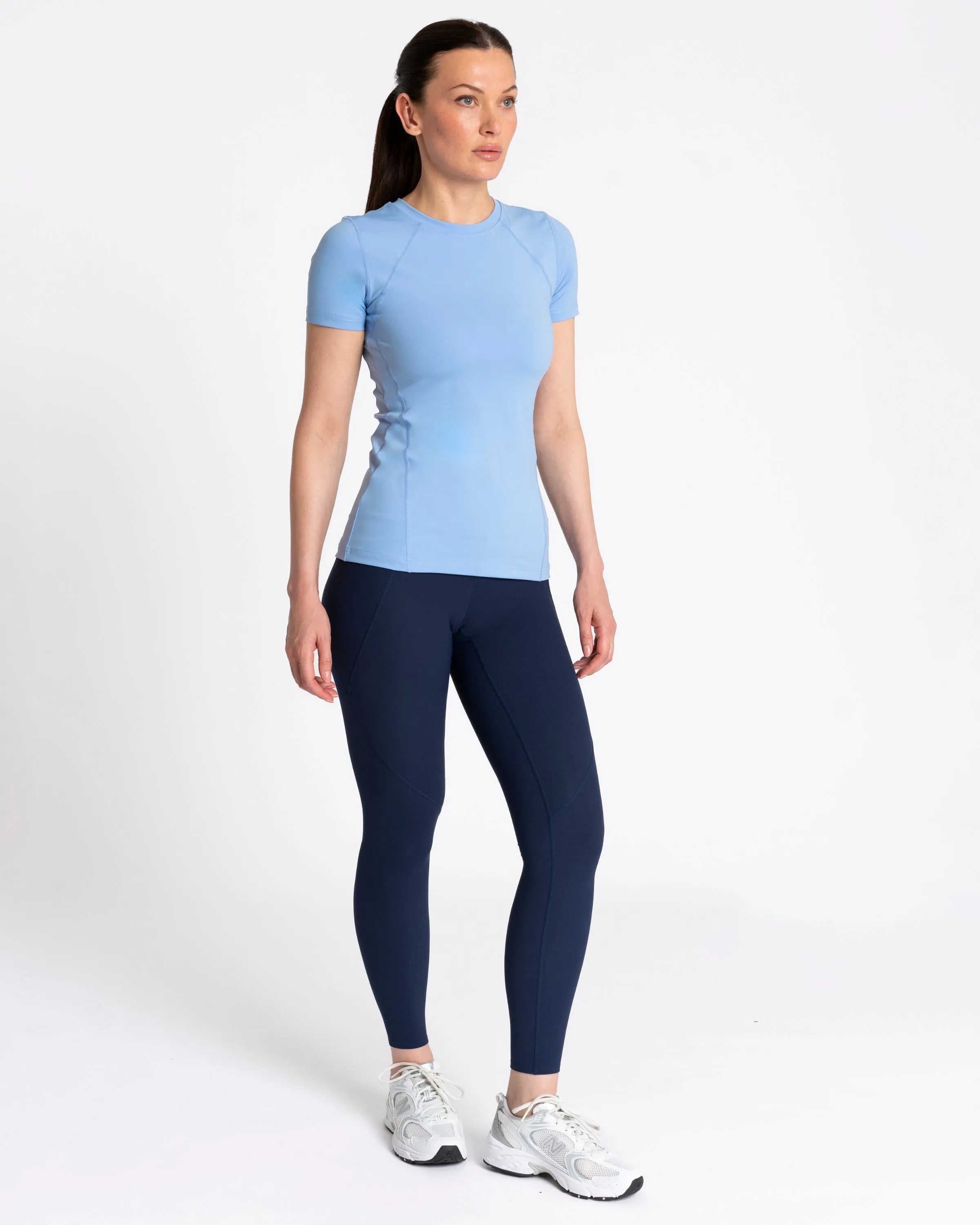 Sculpt Perform T-Shirt Azure Blue