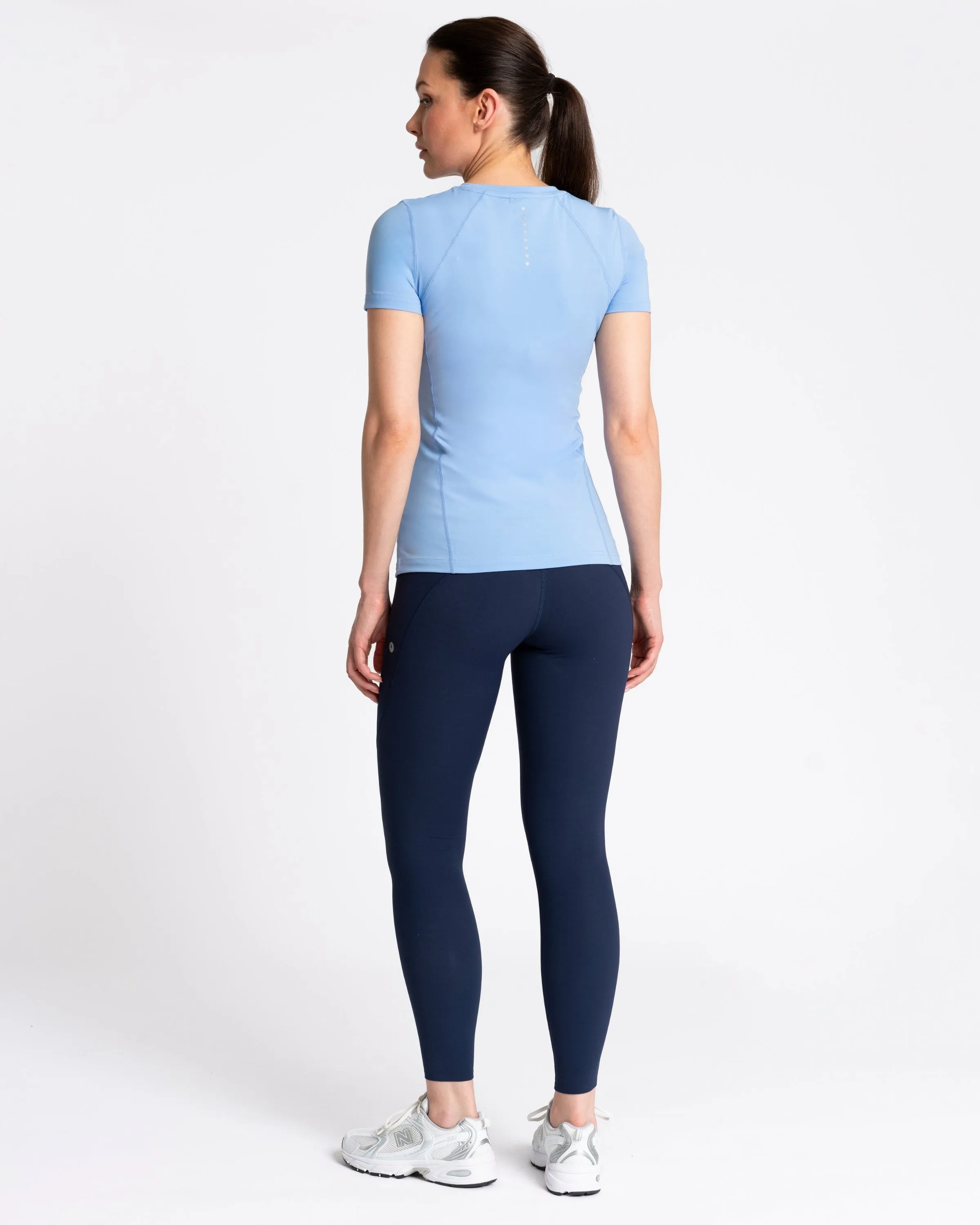 Sculpt Perform T-Shirt Azure Blue