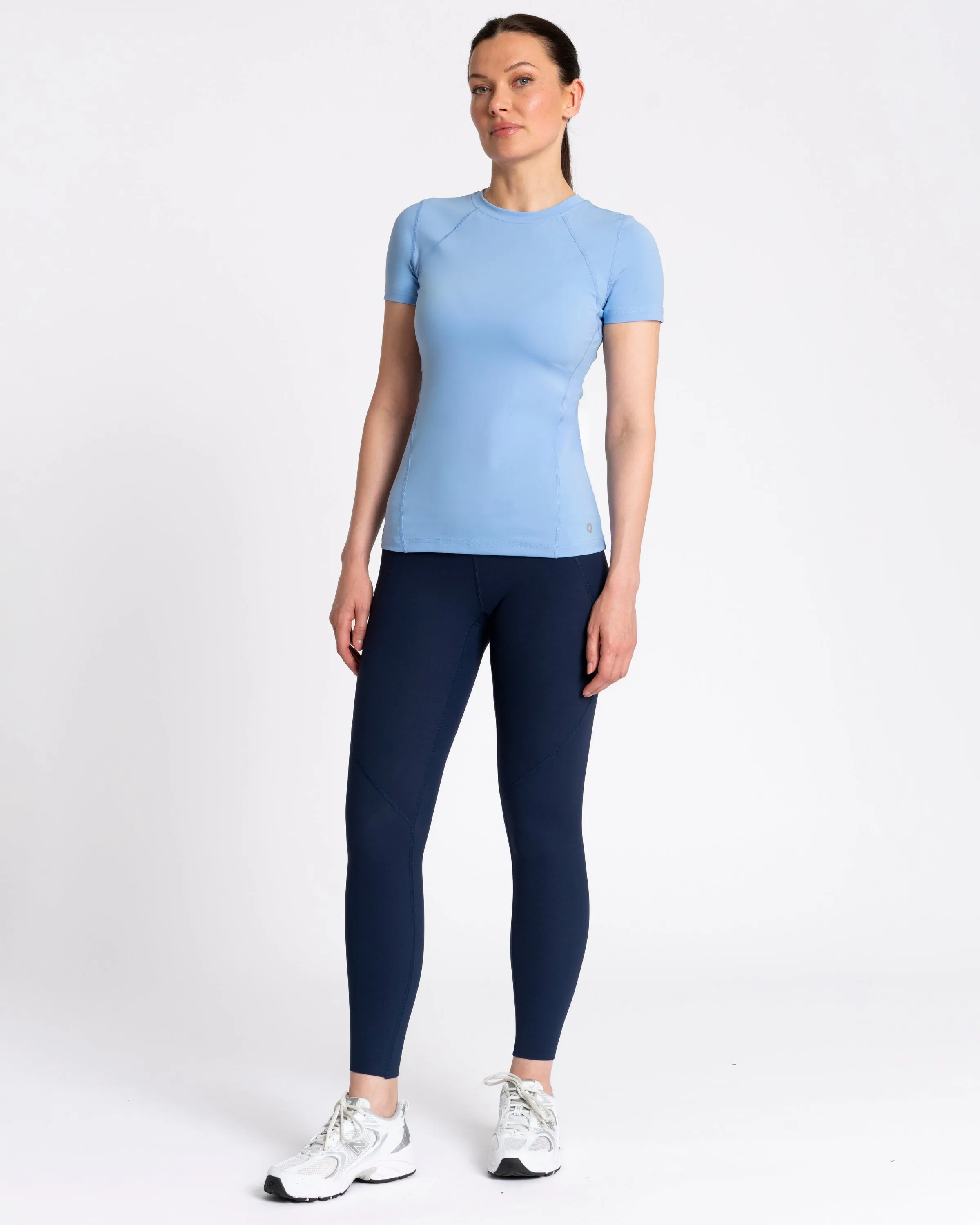 Sculpt Perform T-Shirt Azure Blue