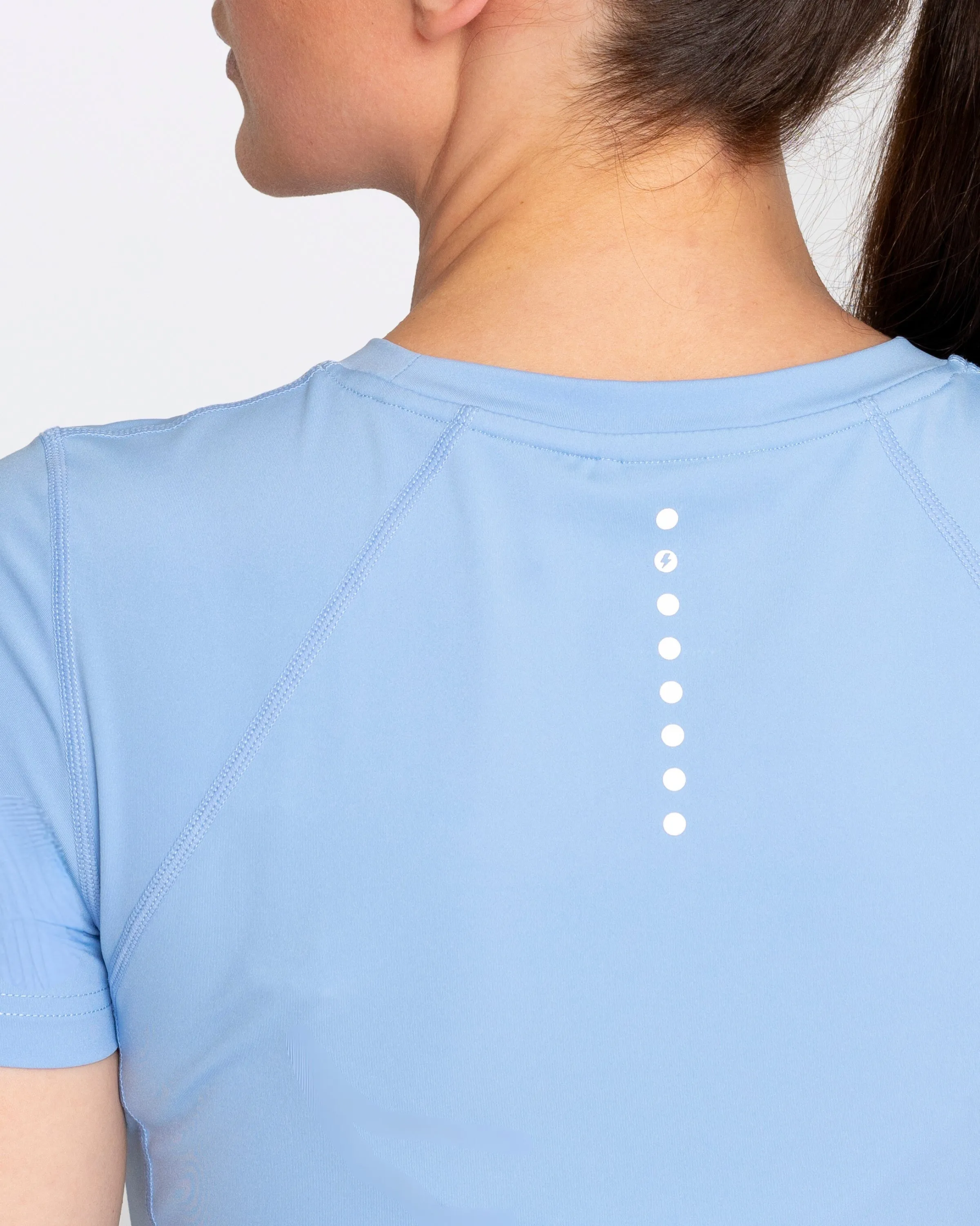 Sculpt Perform T-Shirt Azure Blue