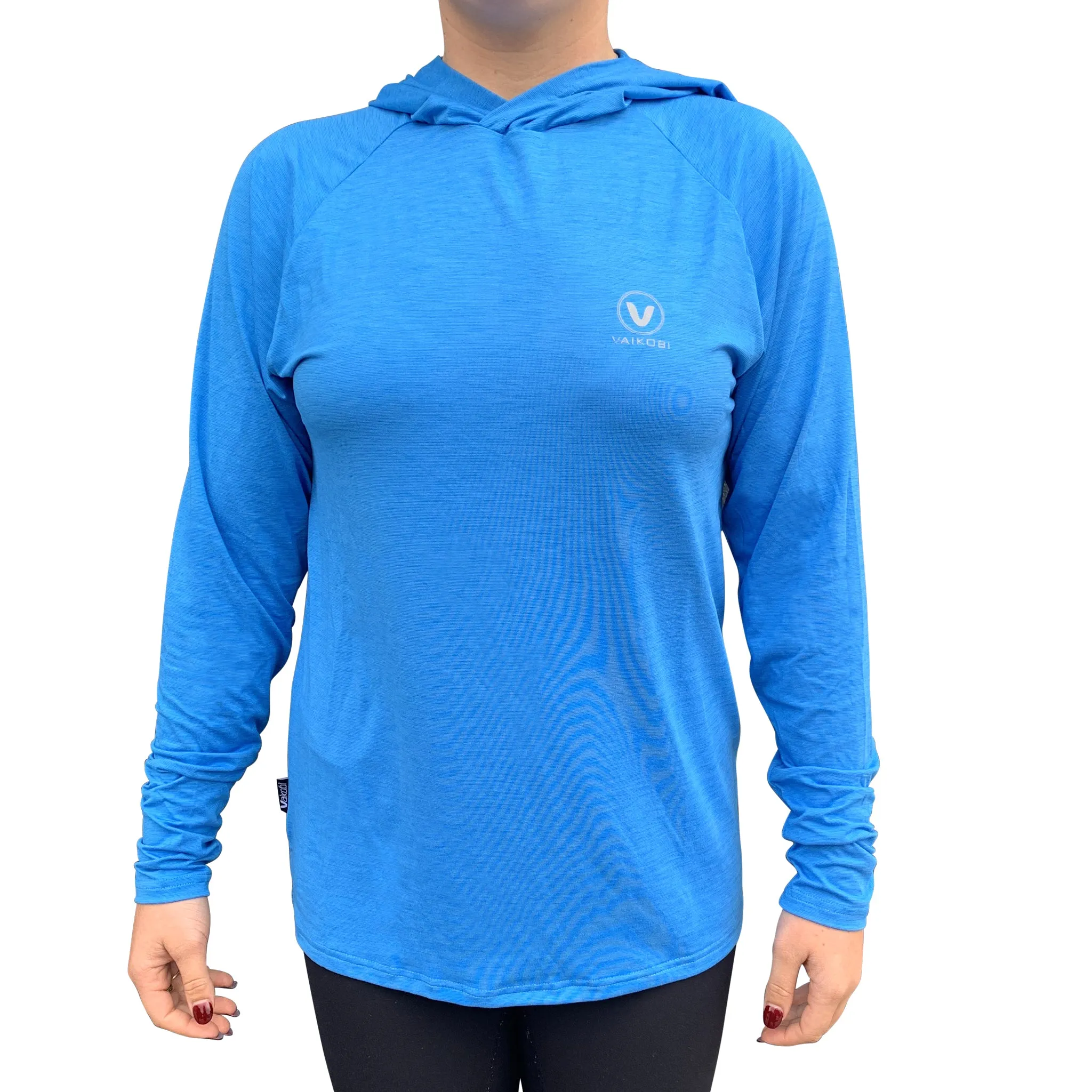 Season 2023 - UV Performance L/S Hooded Tech Top - Cyan