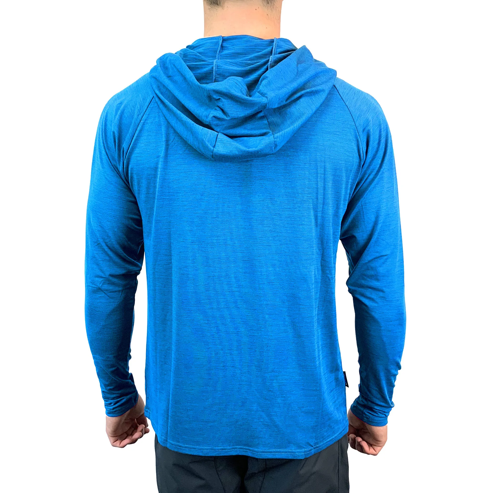 Season 2023 - UV Performance L/S Hooded Tech Top - Cyan