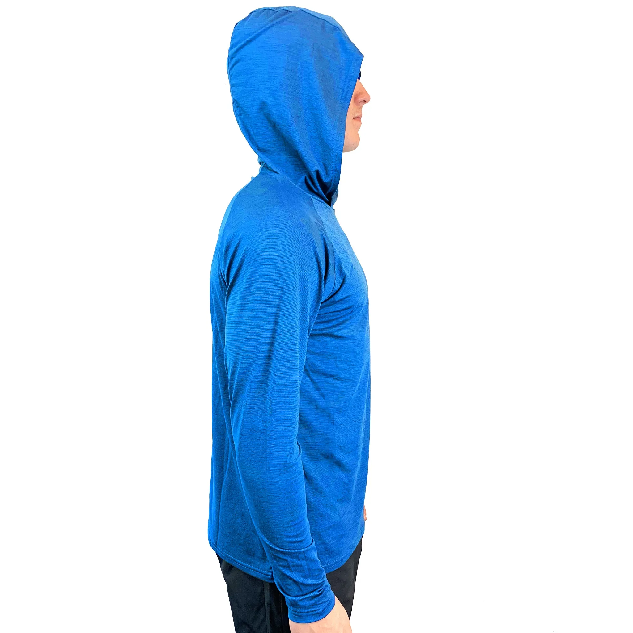 Season 2023 - UV Performance L/S Hooded Tech Top - Cyan