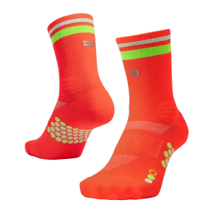 SHYU - Racing Socks - Crimson/Lime/Powder
