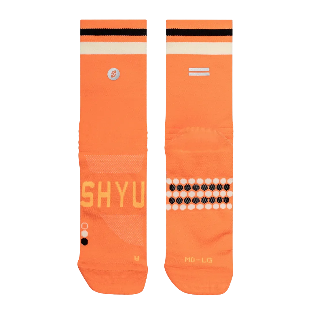 SHYU - Racing Socks - Mango/Cream/Black