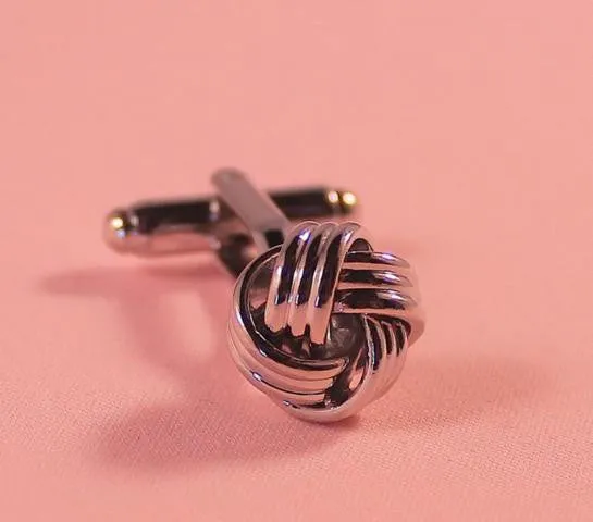 Silver Knot Cufflinks