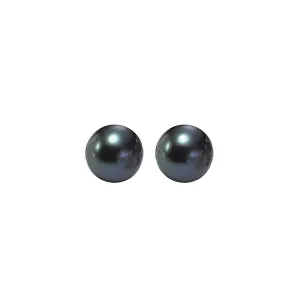 Silver (SLV 995) Classic Book Freshwater Pearls Fashion Earrings