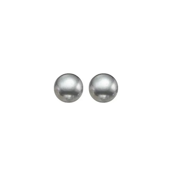 Silver (SLV 995) Classic Book Freshwater Pearls Fashion Earrings