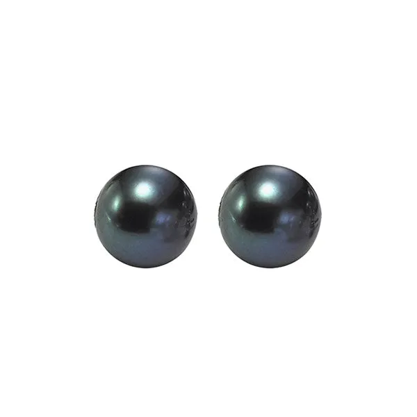Silver (SLV 995) Classic Book Freshwater Pearls Fashion Earrings