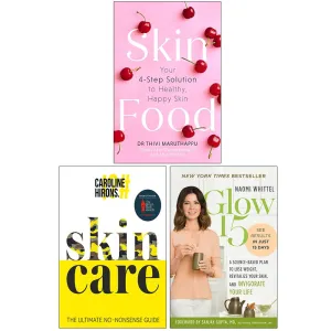 SkinFood, Skincare [Hardcover] & Glow15 3 Books Collection Set