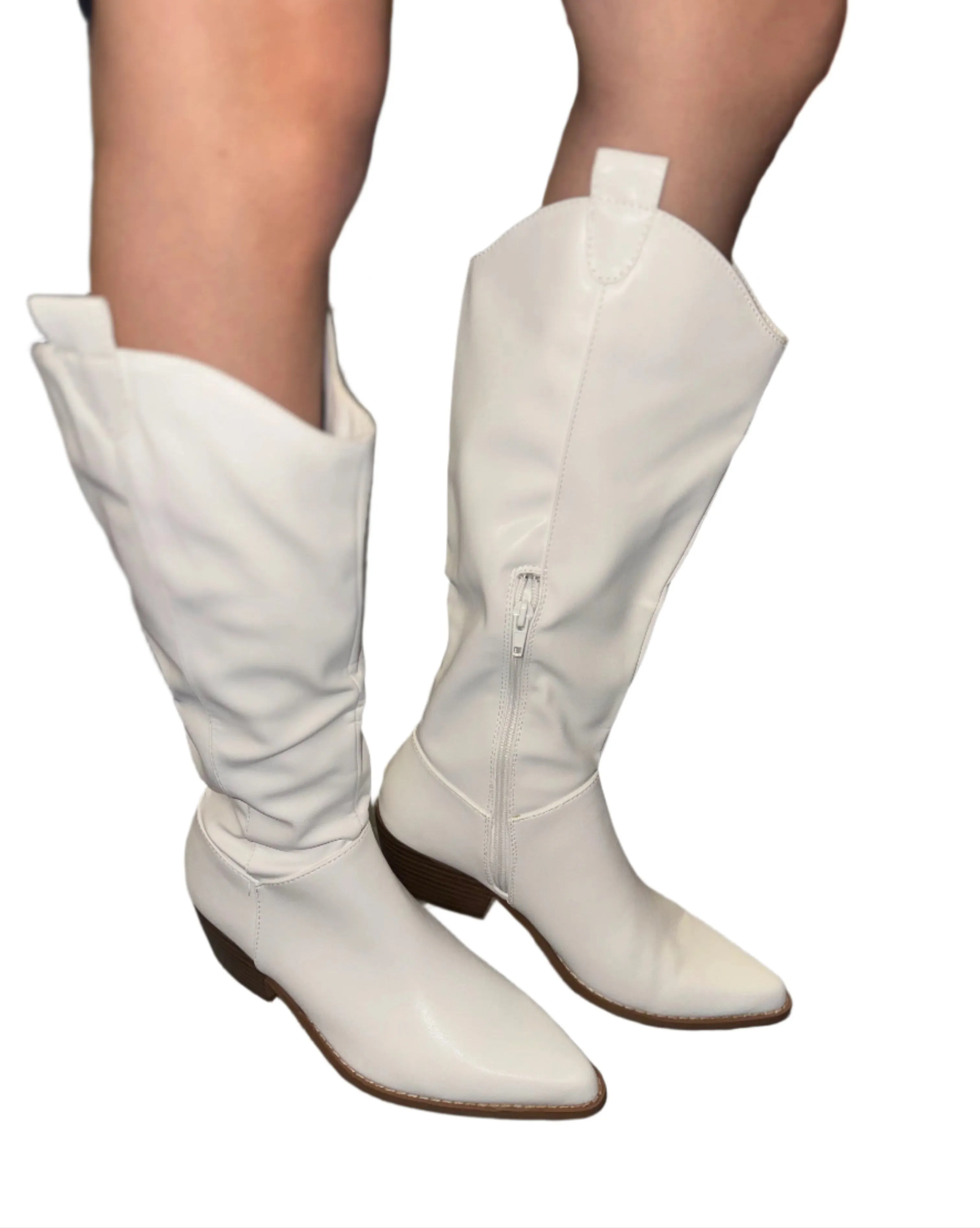 SNAKE PRINT FAUX LEATHER WESTERN STYLE BOOT VANESSA05
