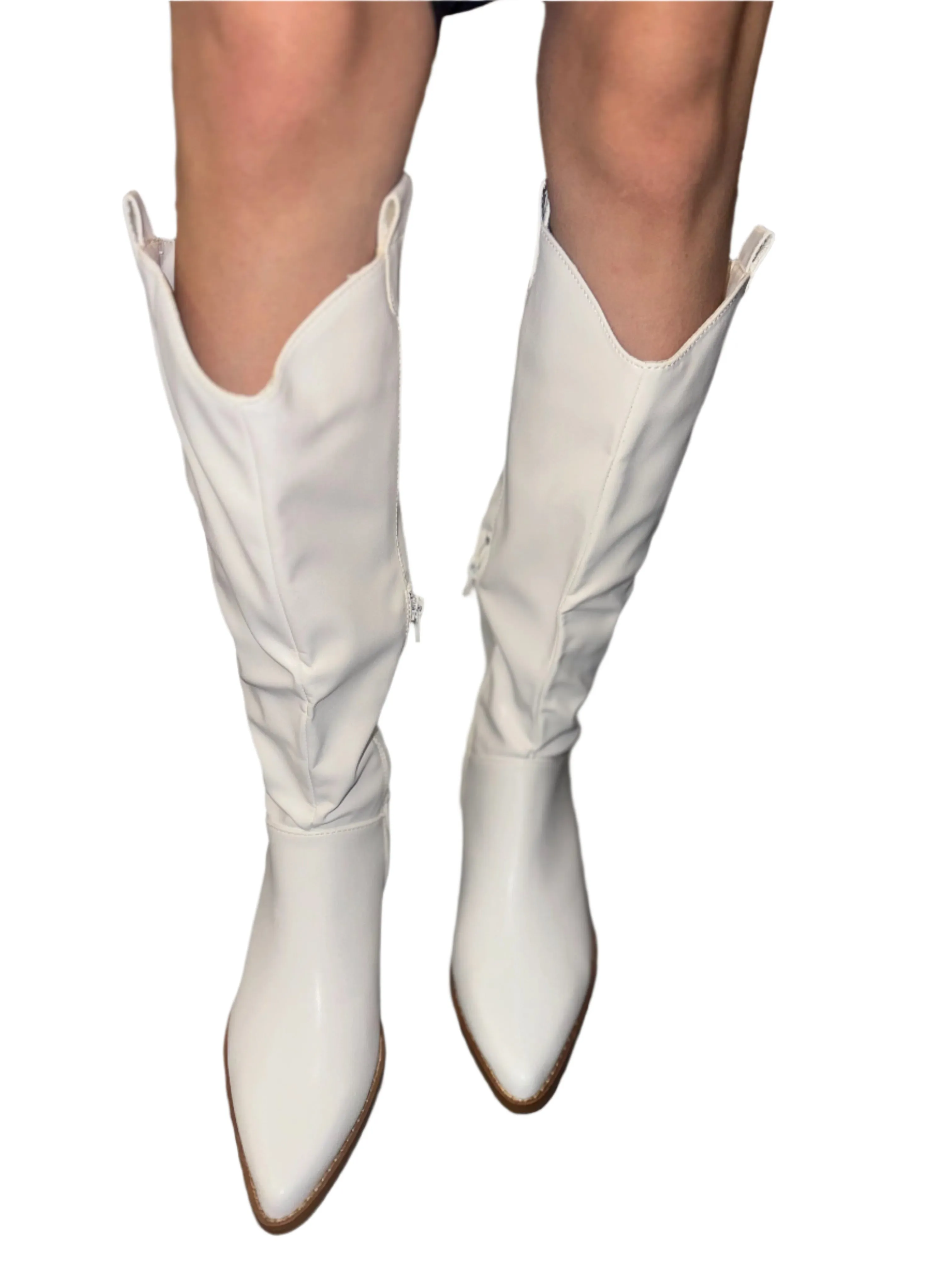 SNAKE PRINT FAUX LEATHER WESTERN STYLE BOOT VANESSA05