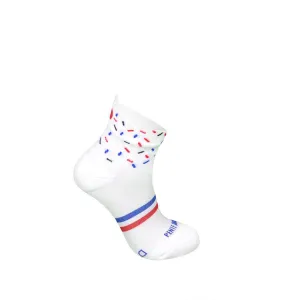 Socquettes de running - La blanche à confettis