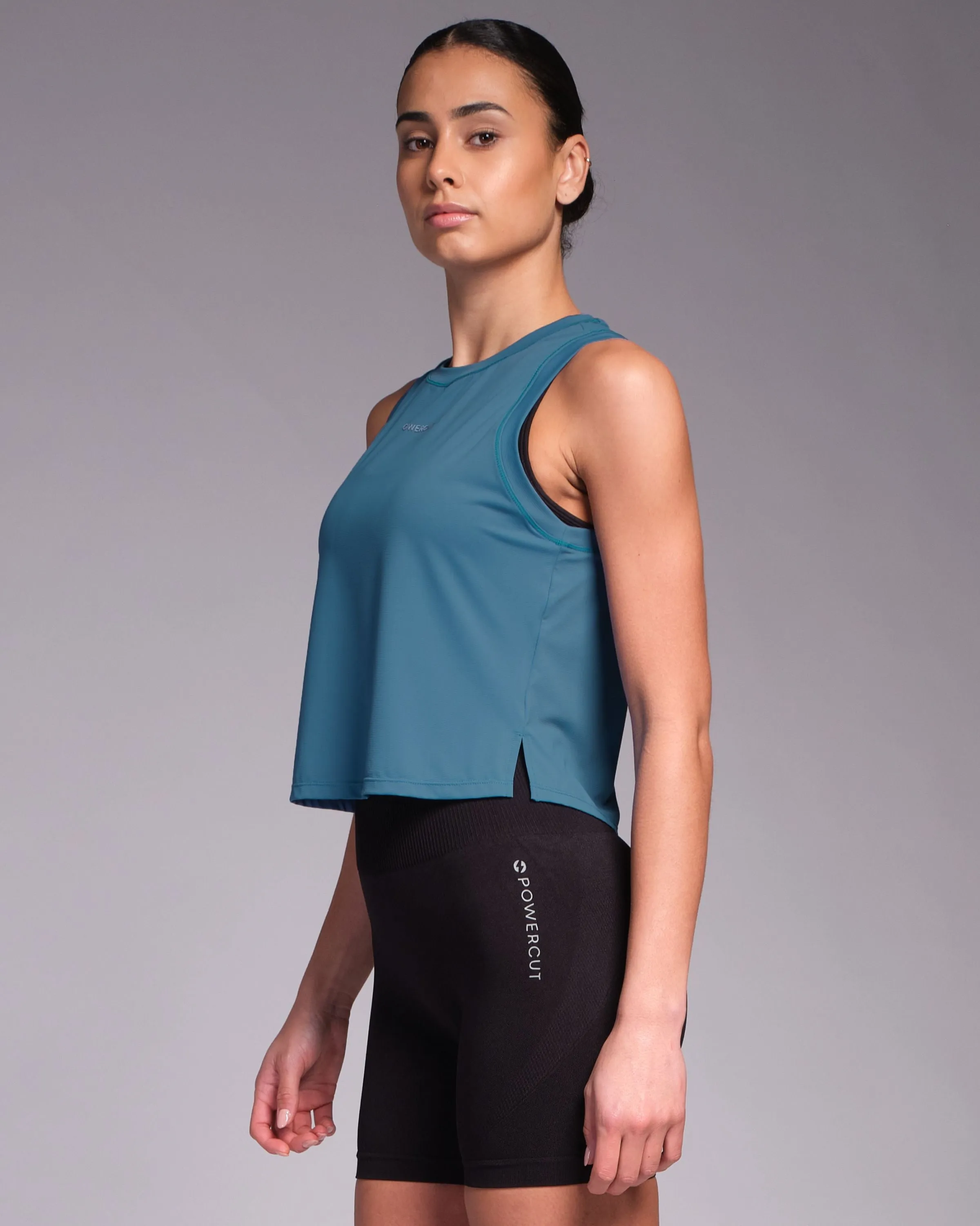 SOLID Tank Top Vintage Blue