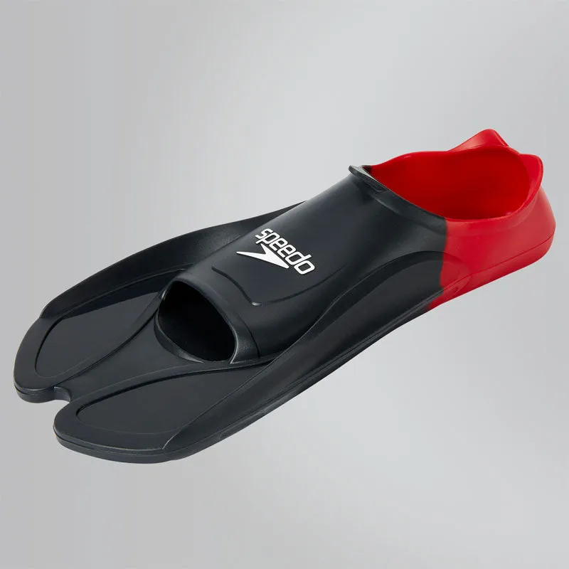 SPEEDO BIOFUSE FIN RED BLACK